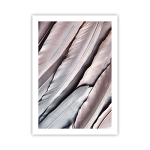 Plakát - V růžové a stříbrné - 50x70 cm