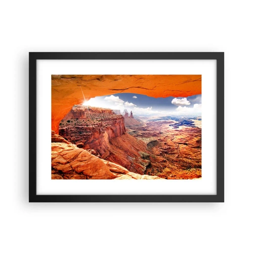 Plakát v černém rámu - Vytesané samotnou přírodou - 40x30 cm