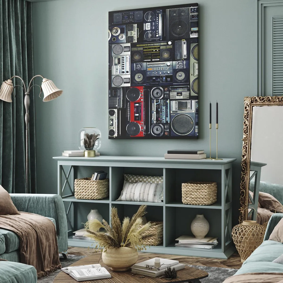 Obraz na plátně - Stesk po 80. letech - 55x100 cm