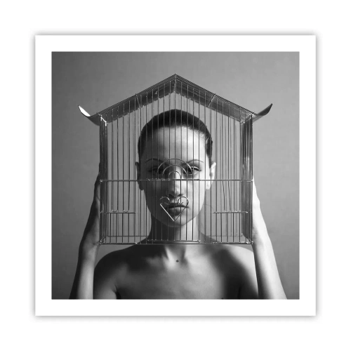 Plakát - Tak trochu surrealistický portrét - 60x60 cm