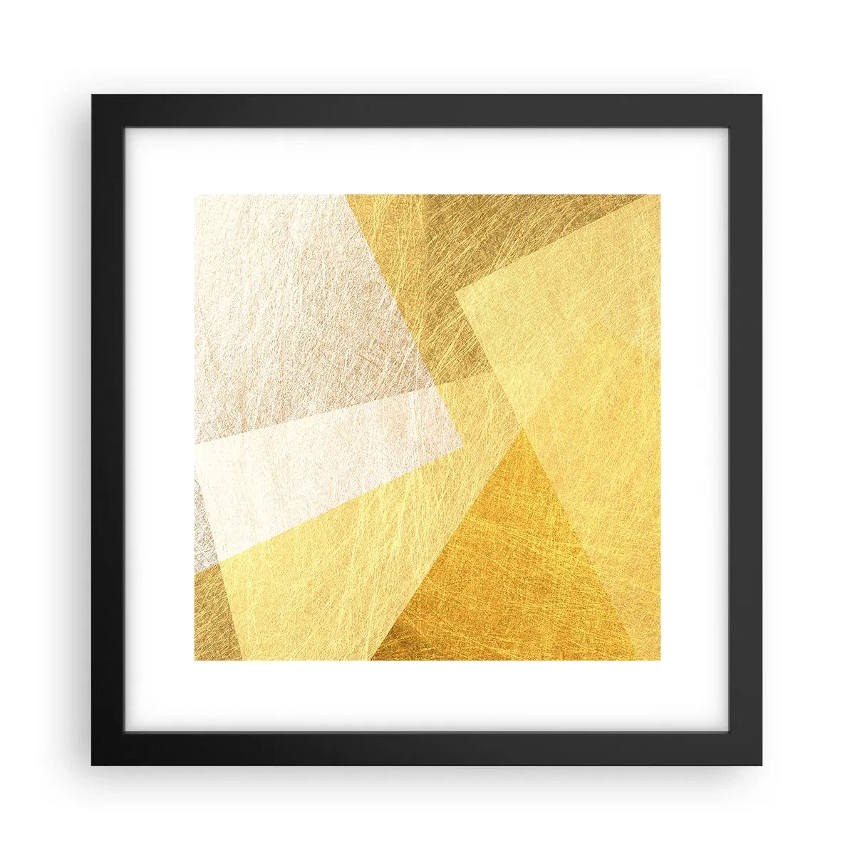 Plakát v černém rámu - Počasí geometrie - 30x30 cm