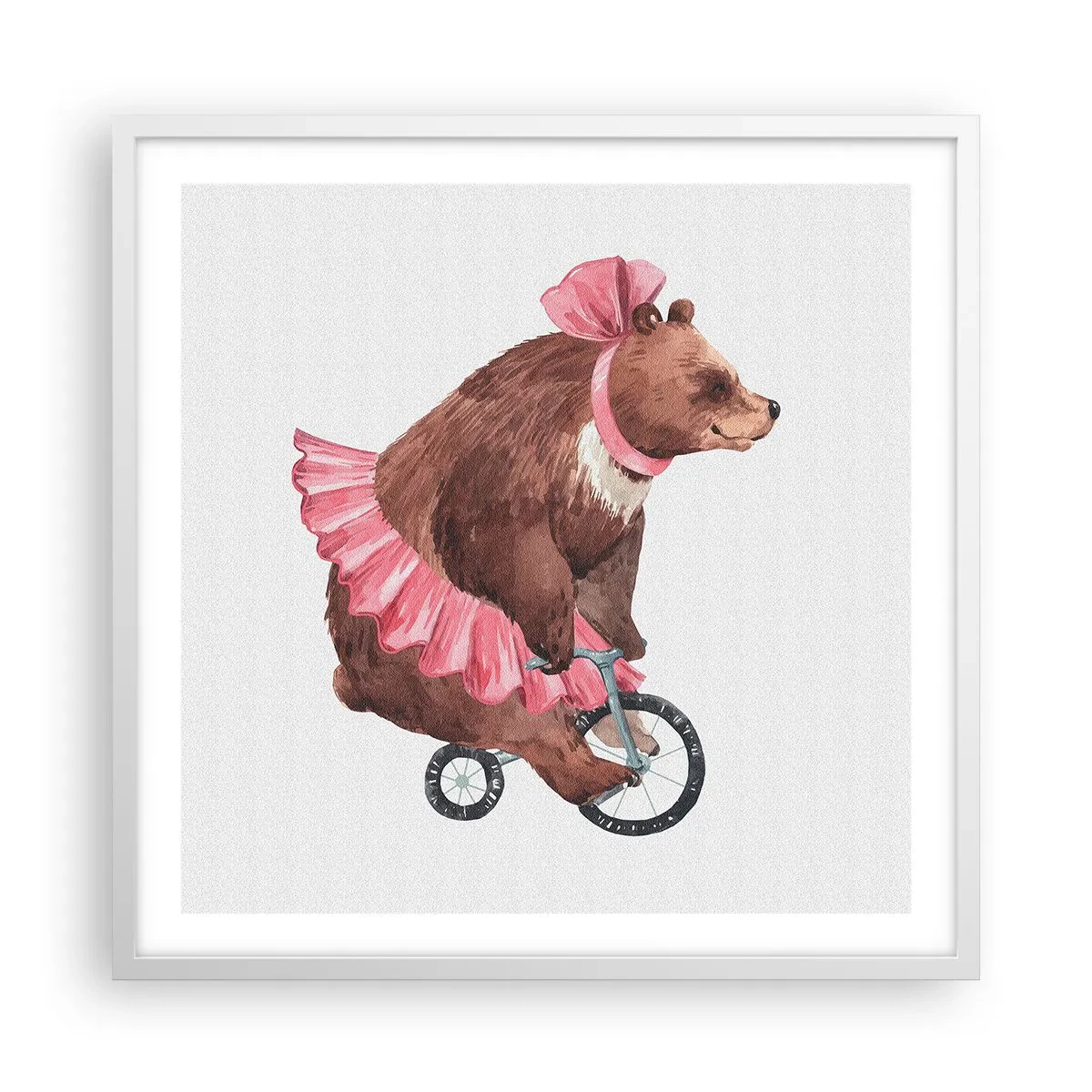 Plakát v bílém rámu - To je ale cirkus! - 60x60 cm