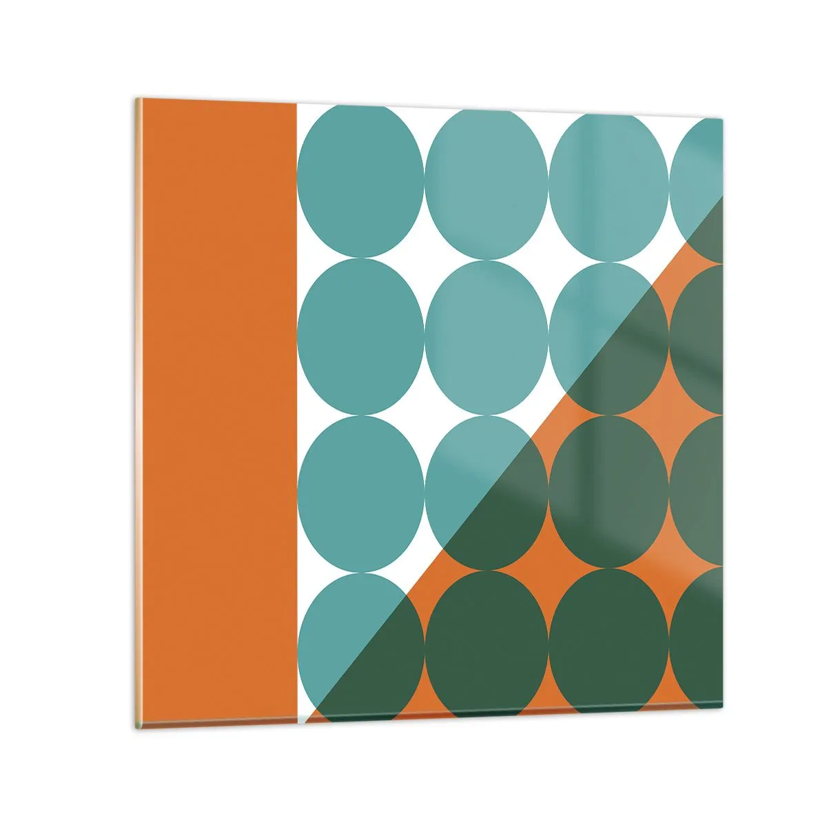 Obraz na skle - Nahoru a šikmo - 50x50 cm