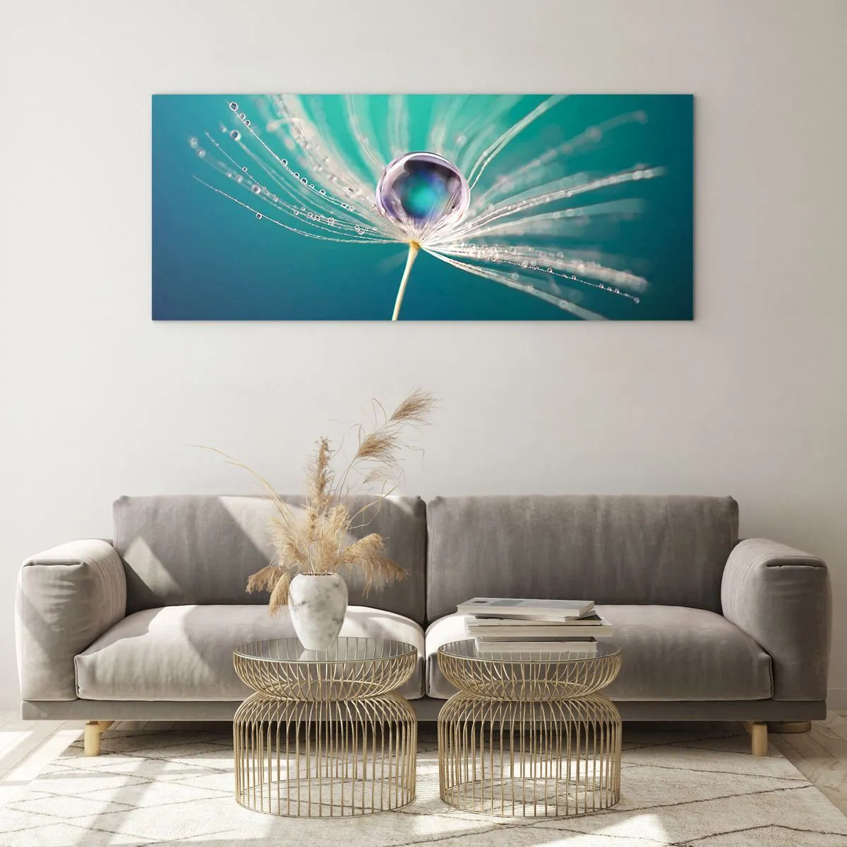 Obraz na skle - Mystický okamžik - 100x40 cm