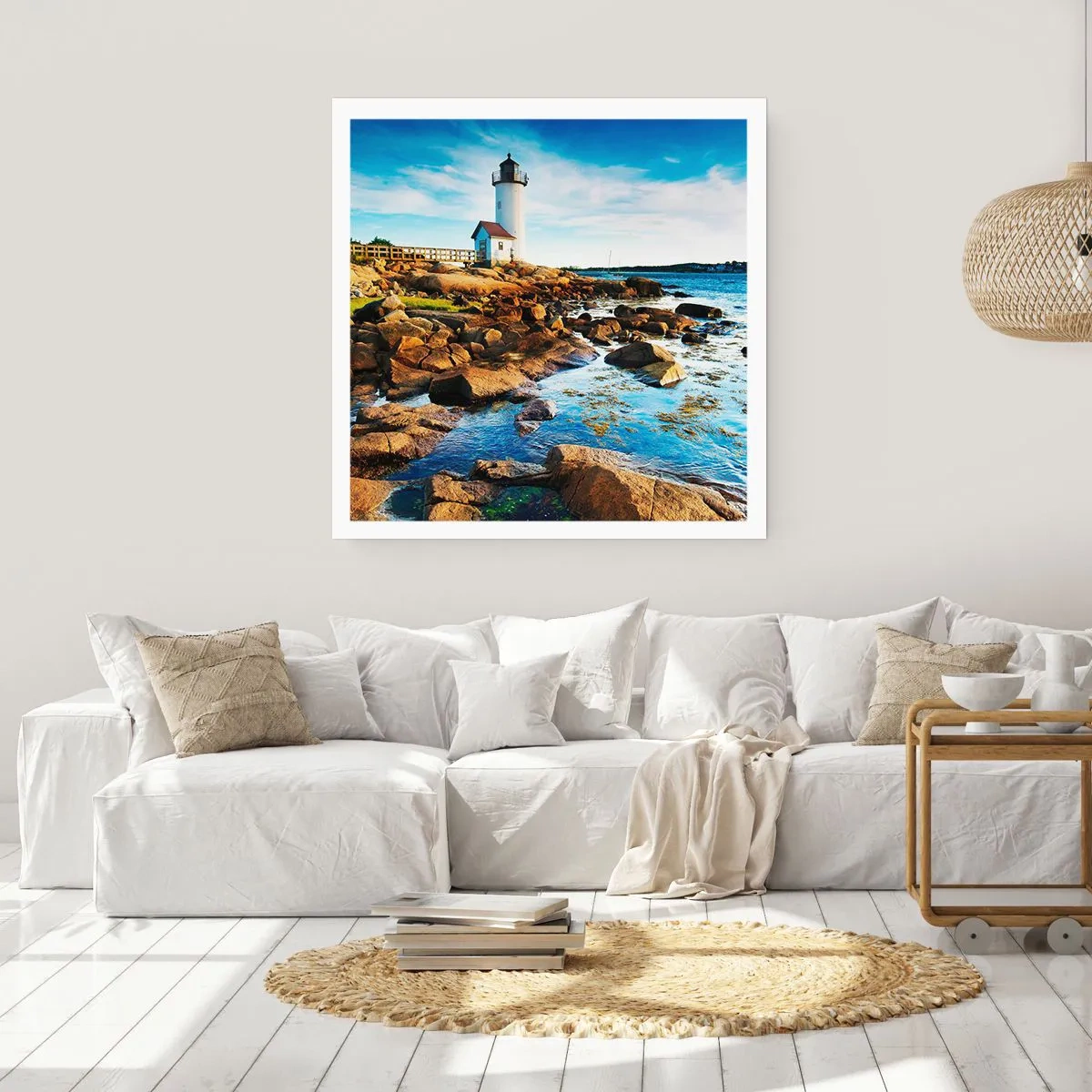 Plakát - Vraťte se šťastně, čekám - 40x40 cm