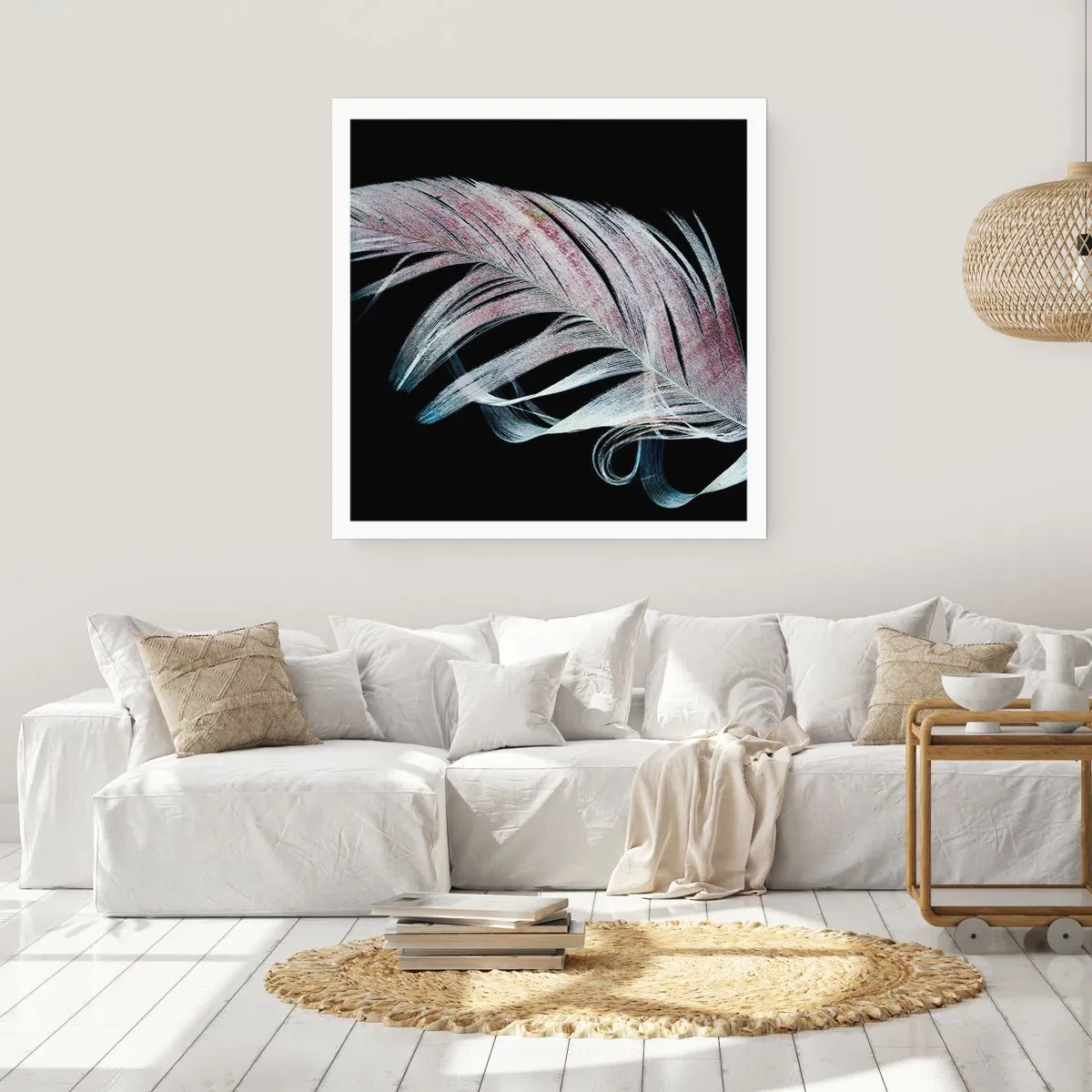 Plakát - Přemýšlejte o dotyku - 50x50 cm