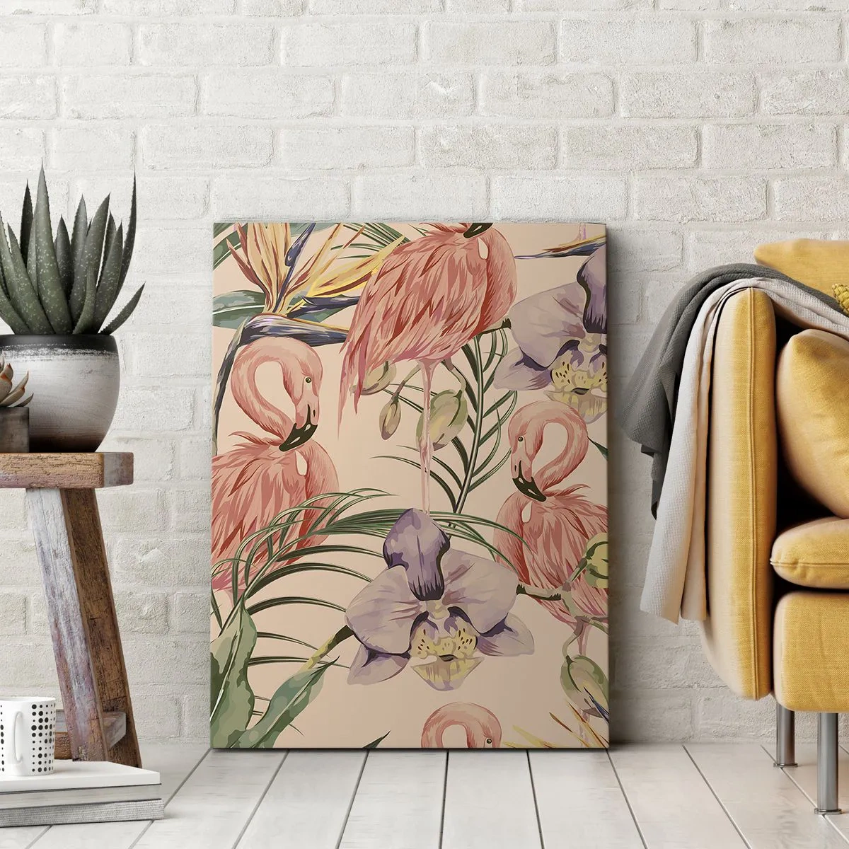 Obraz na plátně - Růžový balet v květech - 80x120 cm