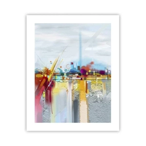 Plakát - Most radosti nad řekou života - 40x50 cm