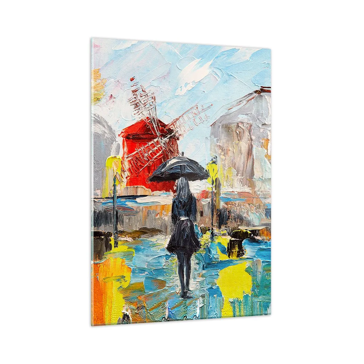 Obraz na skle - Pařížské legendy - 50x70 cm