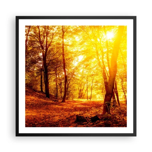 Plakát v černém rámu - Ke zlaté mýtině - 60x60 cm