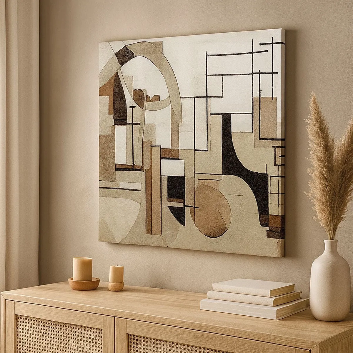 Obraz na plátně - Městská krajina 2.0 - 30x30 cm