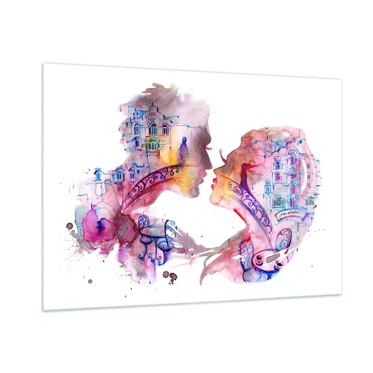 Obraz na skle - Tajemný most vzdychání - 100x70 cm