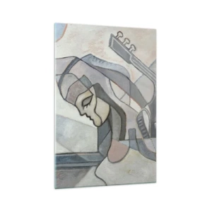 Obraz na skle - V moci hudby - 70x100 cm