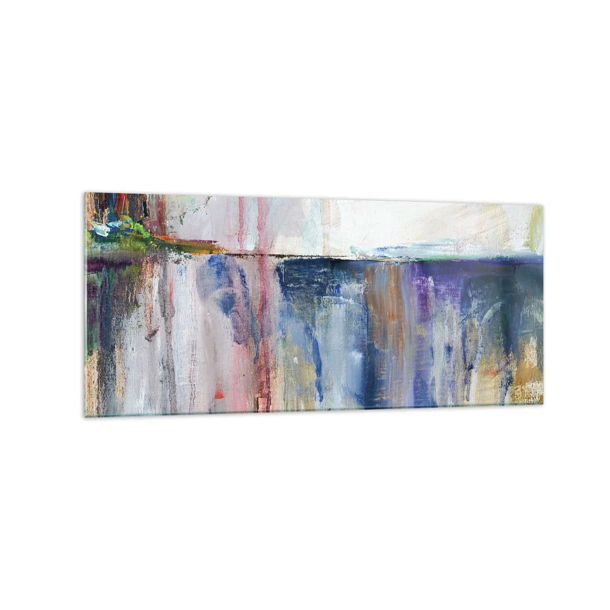 Obraz na skle - Barevné dojmy a asociace - 120x50 cm