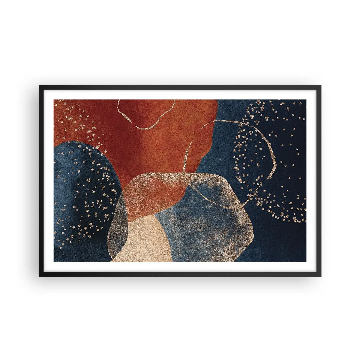 Plakát v černém rámu - Lehkost bytí - 91x61 cm