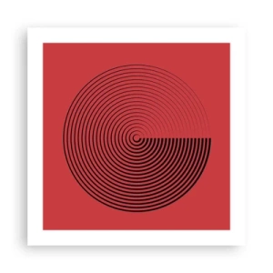 Plakát - Kruhový pohyb - 50x50 cm