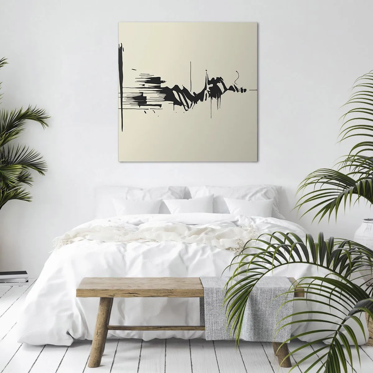 Obraz na plátně - Spěšná abstrakce - 60x60 cm