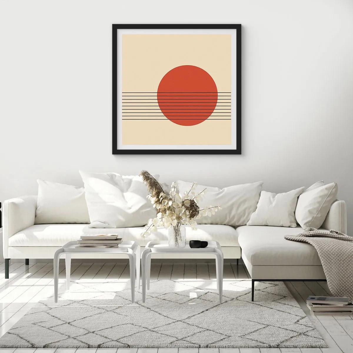 Plakát v černém rámu - Pořád dokola - 50x50 cm