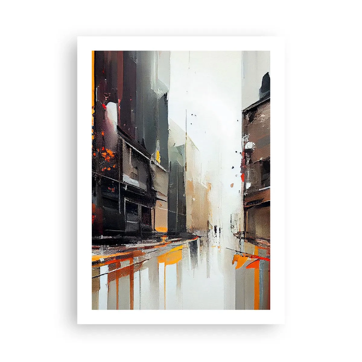 Plakát - Deštivý den - 50x70 cm