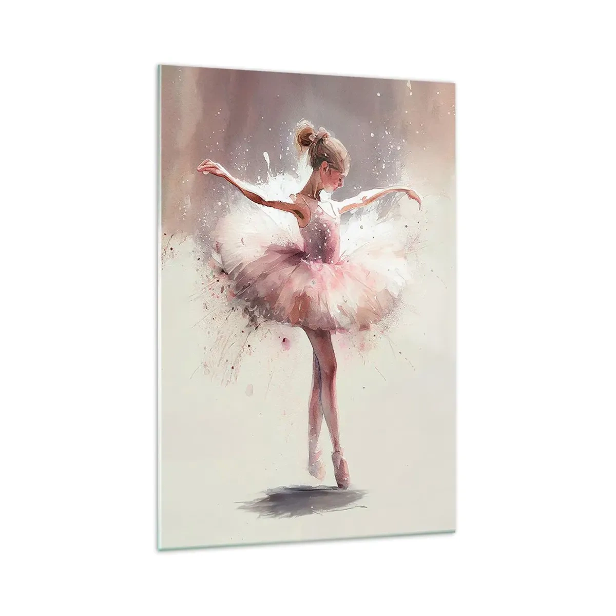 Obraz na skle - Jako mladý pták - 70x100 cm