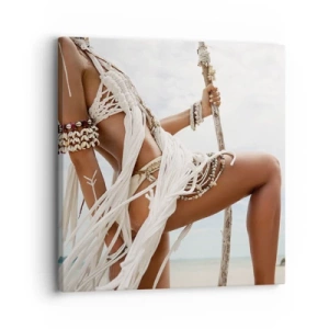 Obraz na plátně - Kněžka slunce - 30x30 cm