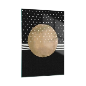 Obraz na skle - Kompozice: vlajka galaxie - 50x70 cm