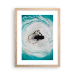 Plakát v rámu světlý dub - Proniknout dovnitř - 30x40 cm