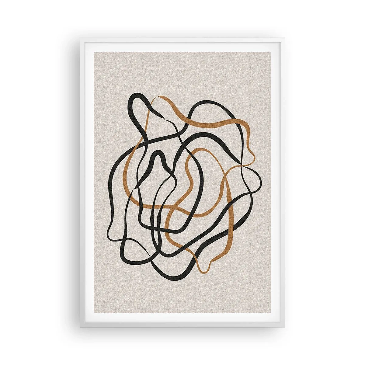 Plakát v bílém rámu - Všechno se pokroutilo - 70x100 cm