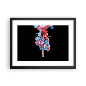 Plakát v černém rámu - V plném květu - 40x30 cm
