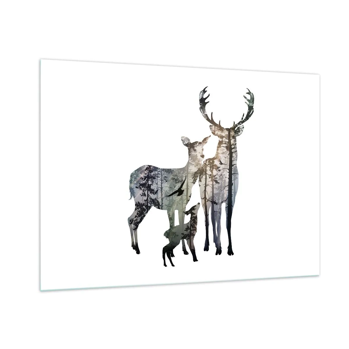 Obraz na skle - Rodinná fotografie - 100x70 cm