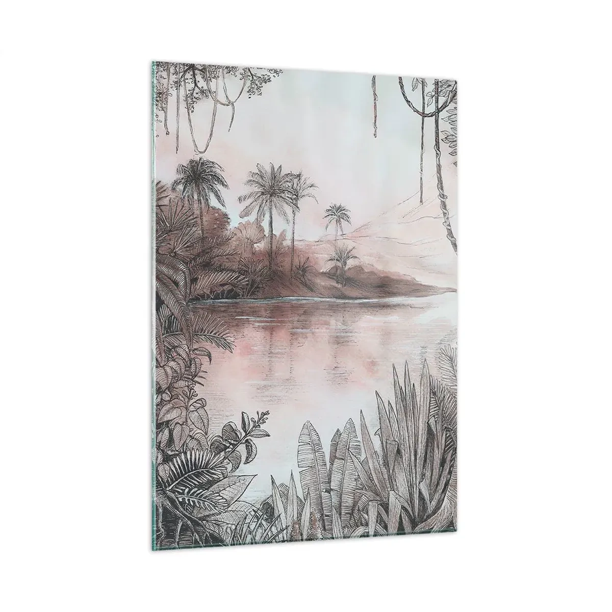 Obraz na skle - Deník cestovatele z 19. století - 50x70 cm