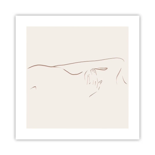 Plakát - Tvar touhy - 40x40 cm