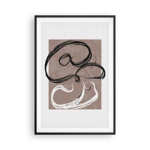 Plakát v černém rámu - Kompozice – hledání úplnosti - 61x91 cm