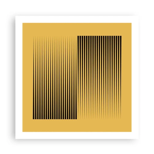 Plakát - Čtverec protikladů - 60x60 cm