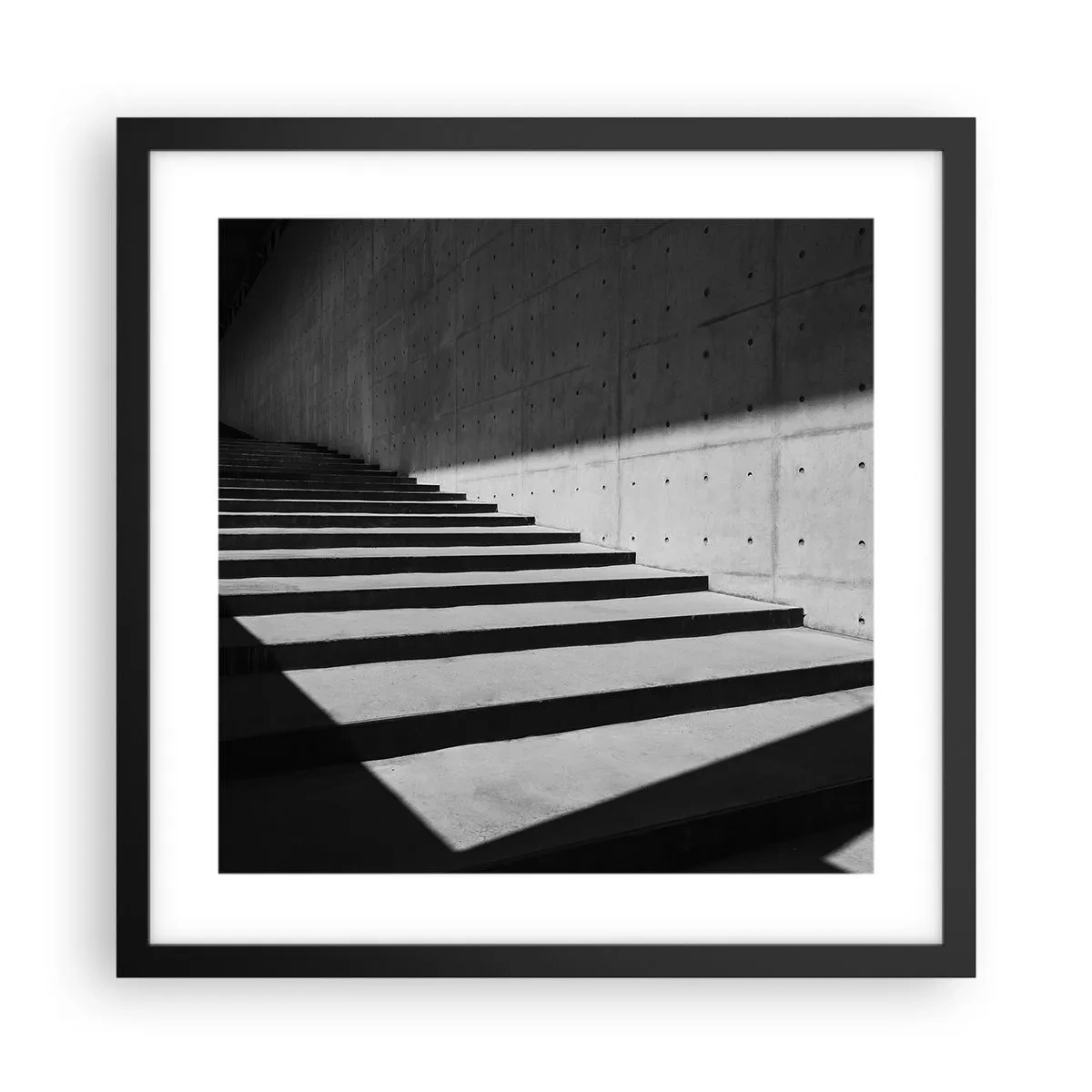 Plakát v černém rámu - Syrová krása modernismu - 40x40 cm