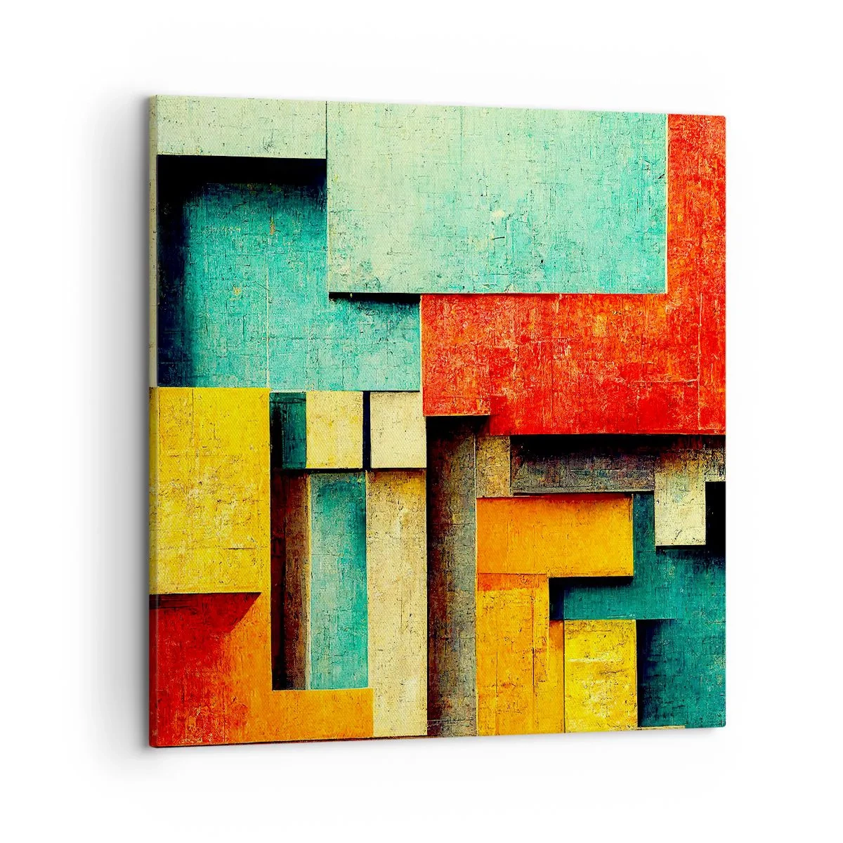 Obraz na plátně - Festival pravých úhlů - 50x50 cm