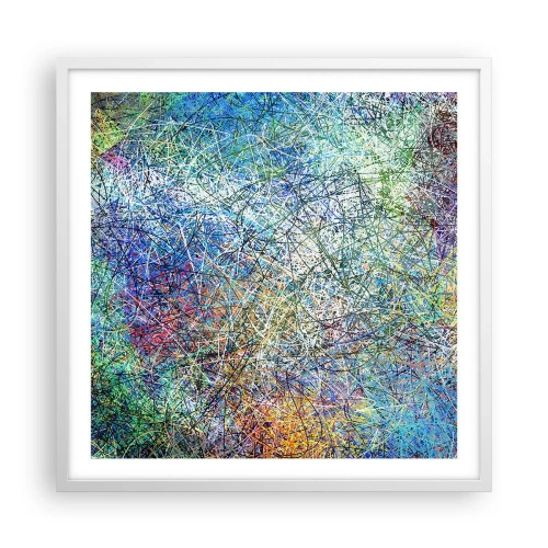 Plakát v bílém rámu - To není tak jednoduché - 60x60 cm