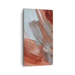 Obraz na plátně - Podzimní větrná abstrakce - 45x80 cm