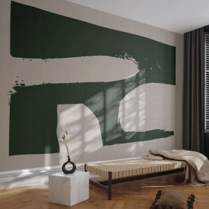 Fototapeta Premium Sand - Zálivy v bílem - Boho, Minimalismus, Tvar - 400x280 cm