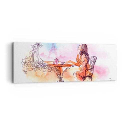 Obraz na plátně - Pařížská elegance - 90x30 cm