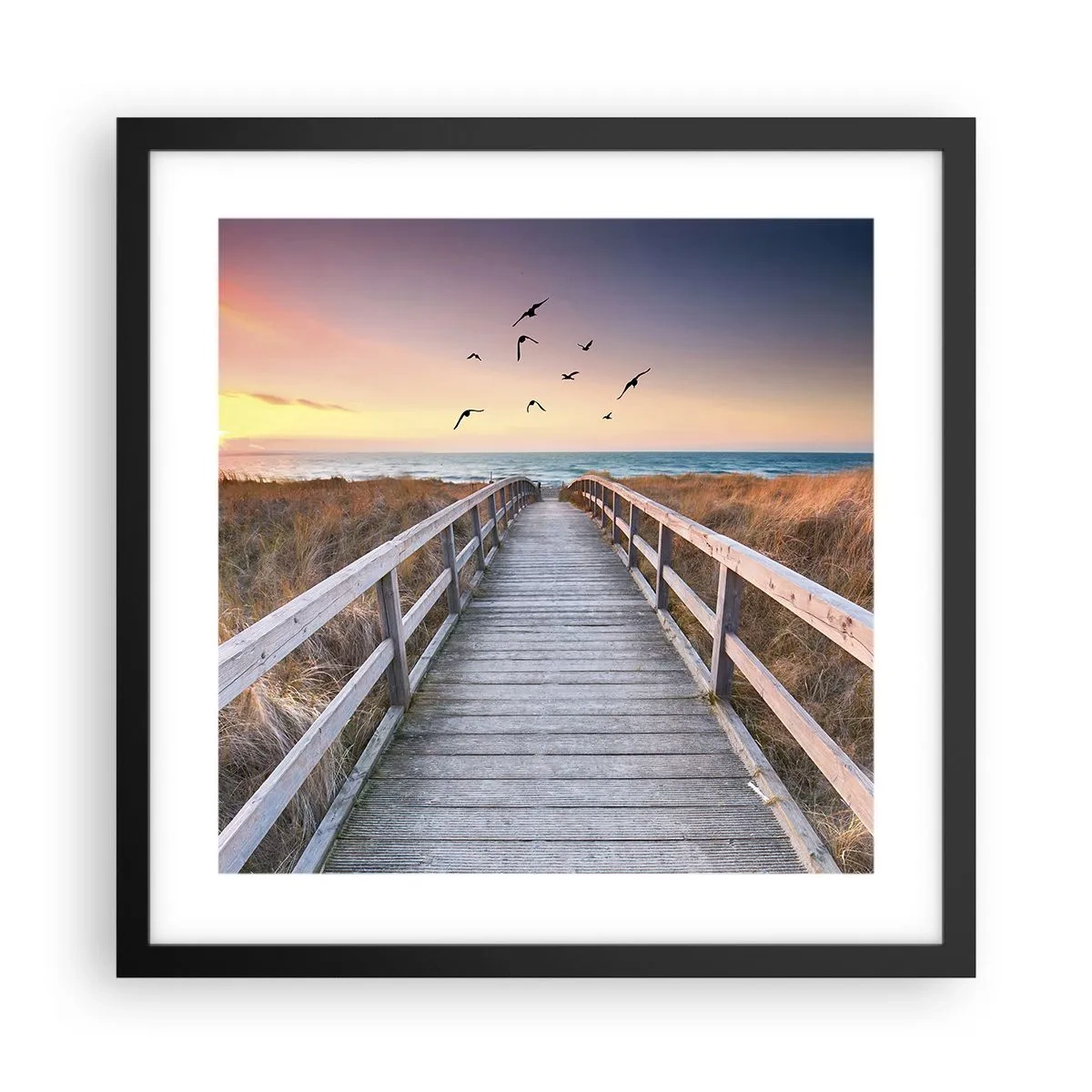 Plakát v černém rámu - Prostor pro vzestupy - 40x40 cm