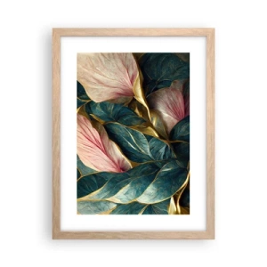 Plakát v rámu světlý dub - Přirozená elegance a styl - 30x40 cm
