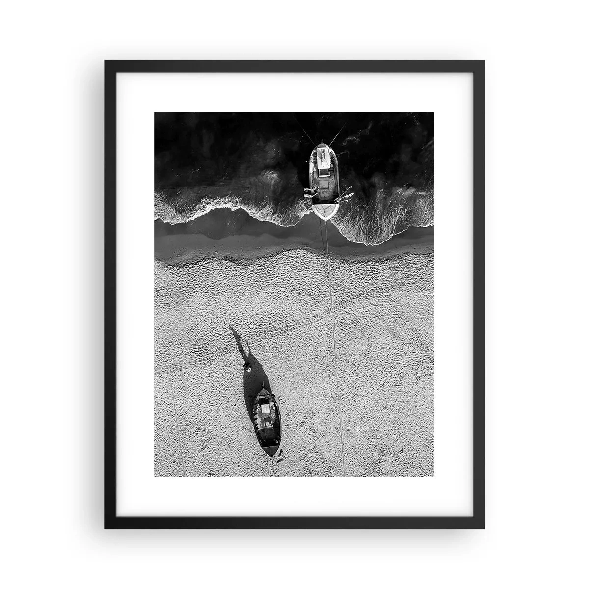 Plakát v černém rámu - Ještě na břehu… - 40x50 cm
