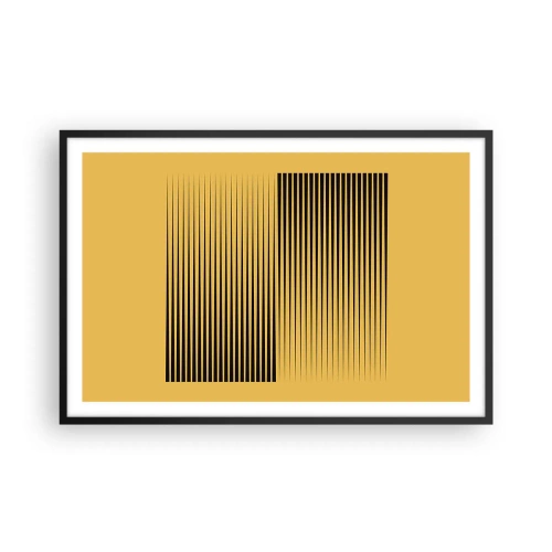 Plakát v černém rámu - Čtverec protikladů - 91x61 cm