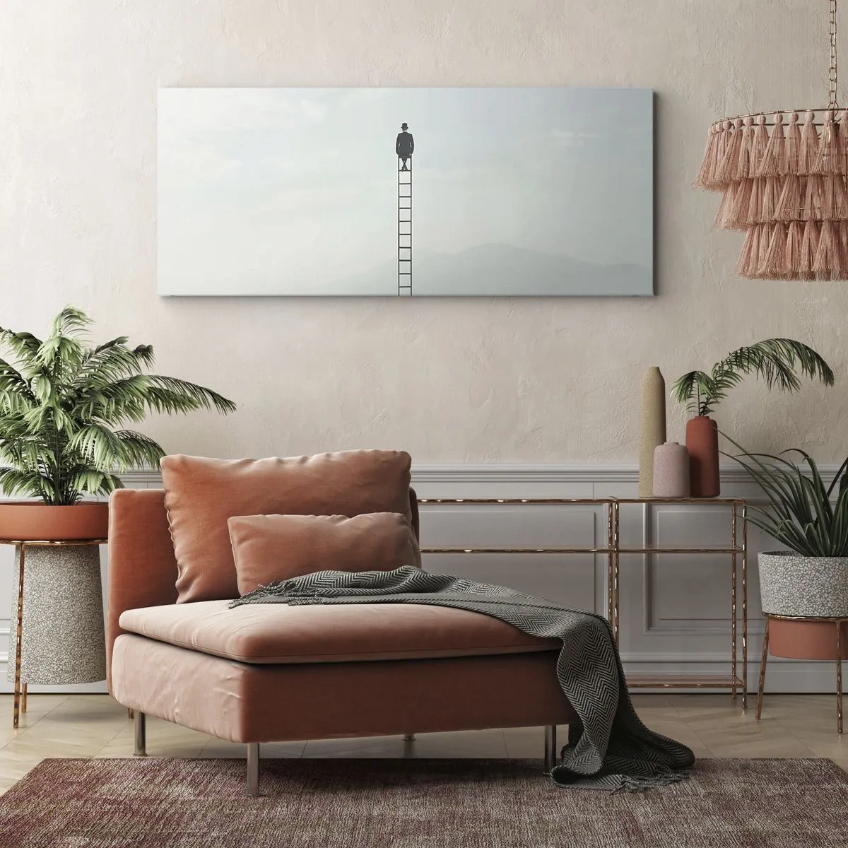 Obraz na plátně - Povznést se nad to - 160x50 cm