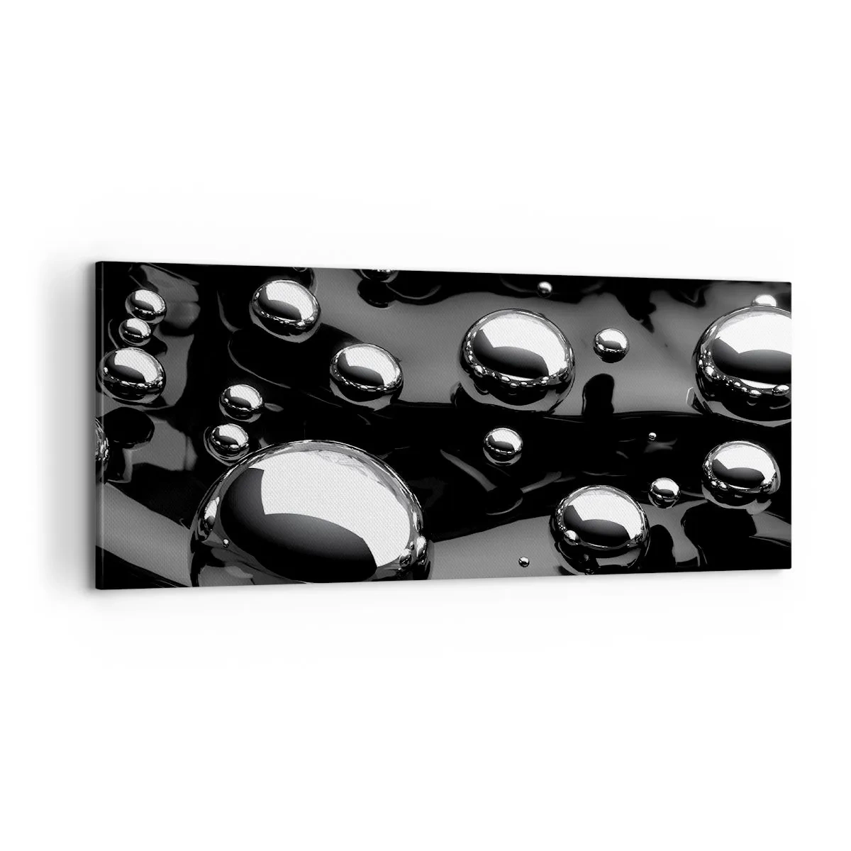Obraz na plátně - Z černé tůně - 100x40 cm
