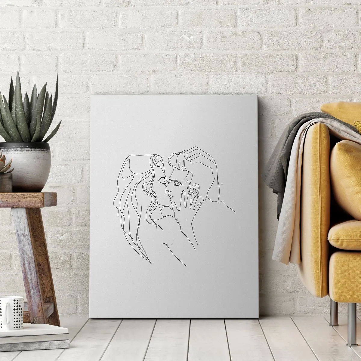 Obraz na plátně - Jedním tahem - 45x80 cm