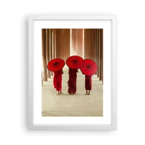 Plakát v bílém rámu - Na cestě do Čisté říše - 30x40 cm