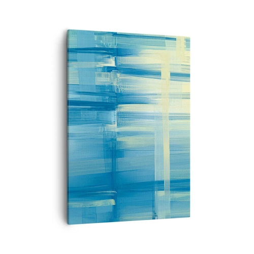 Obraz na plátně - Kompozice v tyrkysu - 50x70 cm