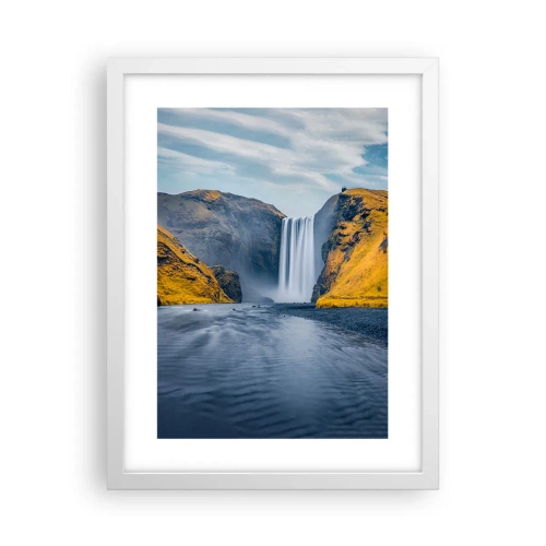 Plakát v bílém rámu - Věčné trvání, věčný pohyb - 30x40 cm